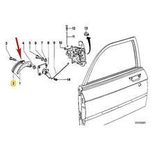 Load image into Gallery viewer, Right Front or Rear Inside Door Handle Plastic Trim Insert 1964-82 BMW 1 803 752