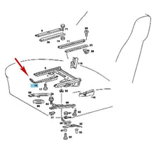 Load image into Gallery viewer, New Left Front Seat Adjustment Bracket and Handle 1976-85 Mercedes W116 W123
