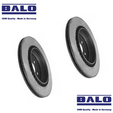 Load image into Gallery viewer, 2 X German Balo Rear Brake Disc Rotor 2001-02 Mercedes CL55 S55 AMG CL600 S600