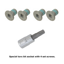 Load image into Gallery viewer, 4 X Brake Disc Head Mounting Set Screw to Hub Flange with Tool 2000-15 Mercedes