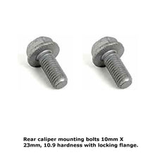 Load image into Gallery viewer, 2 X Rear Brake Caliper Mounting Screw Bolt with Locking Flange 1984-11 Mercedes
