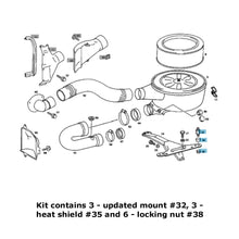 Load image into Gallery viewer, Mercedes Air Cleaner Filter Rubber Mount Kit 1978-85 Mercedes 300D Diesel Turbo