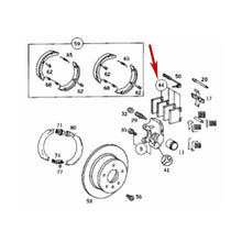 Load image into Gallery viewer, OEM Compound Ate Original Rear Brake Pad Set 1965-91 Mercedes 001 420 06 20