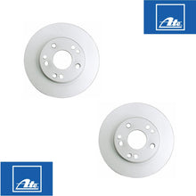 Load image into Gallery viewer, 2 X Ate Original Premium Coated Front Brake Disc Rotor 1987-93 Mercedes 190 E D