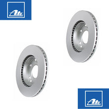 Load image into Gallery viewer, 2 X Ate Original Premium Coated Front Brake Disc Rotor 1987-93 Mercedes 190 E D