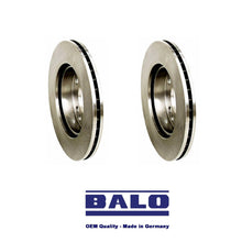 Load image into Gallery viewer, 2 X German OEM Quality Balo Front Brake Disc Rotor 1987-93 Mercedes 190D 190E