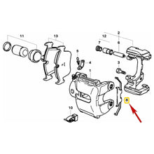 Load image into Gallery viewer, Front Brake Pad Retaining Clip 1995-06 BMW 540i 740i 740iL X5 BMW German OEM Ate