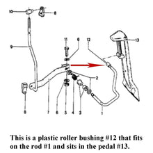 Load image into Gallery viewer, Genuine Gas Accelerator Pedal Rod Bushing 1964-76 BMW E10 1602 - 2002 4 440 122