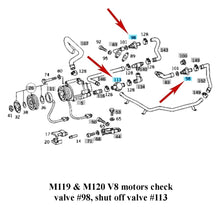 Load image into Gallery viewer, Secondary Air Injection Pump Check Valve & Shut off Valve Kit 1981-95 Mercedes