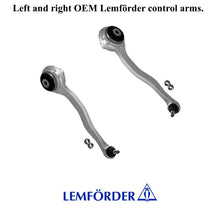 Load image into Gallery viewer, Pair OEM Lemförder Left & Right Upper Control Arms with Bushing 2001-20 Mercedes