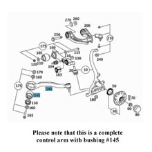 Load image into Gallery viewer, OEM Lemförder Left Front Tension Strut Control Arm 2003-12 Mercedes CLS E SL