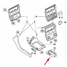 Load image into Gallery viewer, Genuine BMW Shift Preselect Lever Cover with Lighting 1996-02 BMW Z3 8 397 821