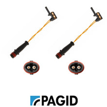 Load image into Gallery viewer, 2 X German Pagid Rear Brake Pad Wear Sensors Black Connectors 2000-21 Mercedes