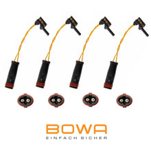 Load image into Gallery viewer, 4 X OEM BOWA Rear Brake Pad Wear Sensors with Black Connectors 2000-21 Mercedes