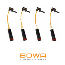 Load image into Gallery viewer, 4 X OEM BOWA Rear Brake Pad Wear Sensors with Black Connectors 2000-21 Mercedes