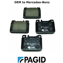 Load image into Gallery viewer, OEM Pagid Front Brake Pad Set 1980-91 Mercedes 107 116 123 126 005 420 45 20