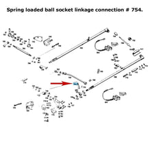 Load image into Gallery viewer, A/T Shift Linkage Lever Spring Loaded Ball Socket Connector 1955-69 Mercedes