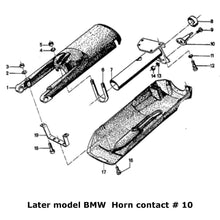 Load image into Gallery viewer, NLA OE Steering Column Horn Carbon Contact Button 1967-92 BMW 32 33 1 3.50 750