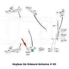Load image into Gallery viewer, New Genuine MB Keyless Go Inboard Antenna 2003 Mercedes CLK320 CLK500 CLK55 AMG