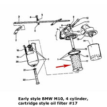 Load image into Gallery viewer, 2 X OEM Mahle Oil Filter Cartridge Insert BMW 1500 1600 1602 1800 1802 2000 2002