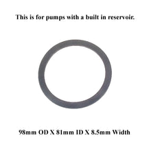 Load image into Gallery viewer, Power Steering Reservoir Lid Rubber Seal Gasket for Short Tank 1975-91 Mercedes
