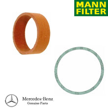 Load image into Gallery viewer, German Mann Power Steering Pump Filter and OE Mercedes Gasket 1961-74 Mercedes