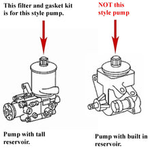 Load image into Gallery viewer, 2 X German OEM Mann Power Steering Filter & 1 Gasket 1984-99 Mercedes H 85