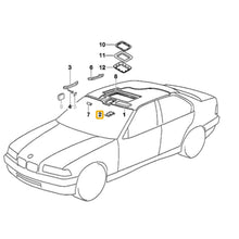 Load image into Gallery viewer, Sunroof Motor Trim Cover Pearl Color 1992-93 BMW E36 318i 325i 51 44 1 960 689