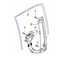 Load image into Gallery viewer, New Right Rear Door Window Lifter & Motor 1999-03 BMW E39 525i 528i 530i 540i M5