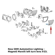 Load image into Gallery viewer, NLA Left Front Turn Signal Light Lens 1972-89 Mercedes 350 380 450 560 SL SLC