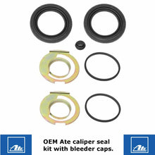 Load image into Gallery viewer, OEM Ate Front Brake Caliper Repair Seal Kit & Bleeder Screw Cap 1980-85 Mercedes