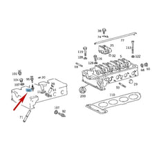 Load image into Gallery viewer, Engine Fan Temperature Switch Auxiliary Radiator Switch 2 Prong Red 100° / 95°