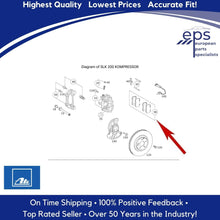 Load image into Gallery viewer, Front Brake Pad Set Select 2003-11 Mercedes C CLK SLK Ate 004 420 51 20