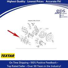 Load image into Gallery viewer, Ceramic Front Brake ePad Pad Set 2000-05 Mercedes ML430 ML500 ML55 AMG Textar