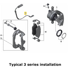 Load image into Gallery viewer, Rear Brake Pad Sensor 2010-13 BMW 128i 135i 328i 335i OEM BOWA 34 35 6 792 564