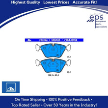 Load image into Gallery viewer, Front Brake Pad Set Select 1988-02 BMW 5 7 Series M3 M5 Z3 M Ate 34 11 1 162 535