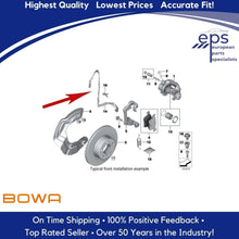 Load image into Gallery viewer, LH Front Brake Pad Sensor & Clip Select 10-15 BMW 3 X1 OEM BOWA 34 35 6 792 561