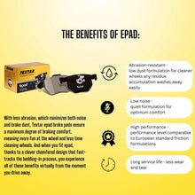 Load image into Gallery viewer, Front Brake Pad ePad Set Select 2002-06 Mini Cooper Textar 34 11 6 770 332