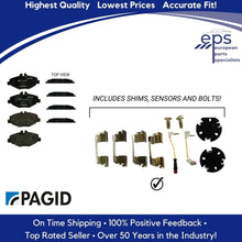 Load image into Gallery viewer, L & R Front Brake Pad Set Shims Select 2003-09 Mercedes E320 Pagid 004 420 87 20