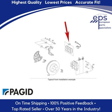 Load image into Gallery viewer, L & R Front Brake Pad Set Shims Select 2003-09 Mercedes E320 Pagid 004 420 87 20
