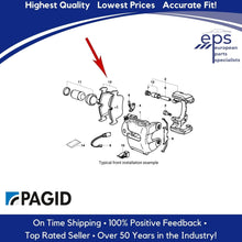 Load image into Gallery viewer, Front Brake Pad Set 1992-08 BMW 318 323 325 328 Z3 Z4 Pagid 34 11 6 761 244