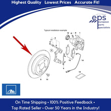 Load image into Gallery viewer, Left & Right Rear Brake Disc Rotors Select 02-07 Mini Cooper Ate 34 21 1 503 070