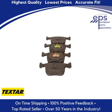 Load image into Gallery viewer, Front Brake Pad Set Select 1991-92 BMW 850i 1993 850Ci 1994-95 850CSi Textar