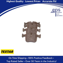 Load image into Gallery viewer, Front Brake Pad Set Select 1991-92 BMW 850i 1993 850Ci 1994-95 850CSi Textar