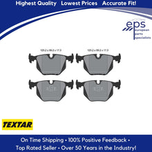 Load image into Gallery viewer, Front Brake Pad Set Select 1991-92 BMW 850i 1993 850Ci 1994-95 850CSi Textar