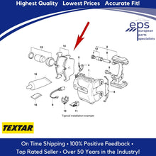 Load image into Gallery viewer, Front Brake Pad Set Select 1991-92 BMW 850i 1993 850Ci 1994-95 850CSi Textar