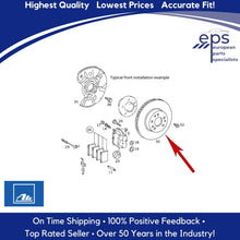 Load image into Gallery viewer, Front Brake Disc Rotors Select 92-99 Mercedes SD SE SEC SEL CL S 140 421 10 12