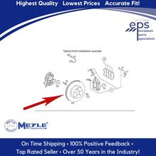 Load image into Gallery viewer, L & R Front Brake Rotor Disc 2000-02 Mercedes CL500 S430 S500 220 421 25 12