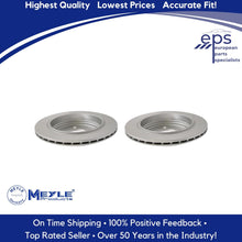 Load image into Gallery viewer, L & R Rear Brake Disc Rotors 2001-05 BMW 325xi Meyle 34 21 6 864 044