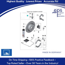 Load image into Gallery viewer, L & R Rear Brake Disc Rotors Select 2003-08 BMW Z4 Ate 34 21 6 794 303